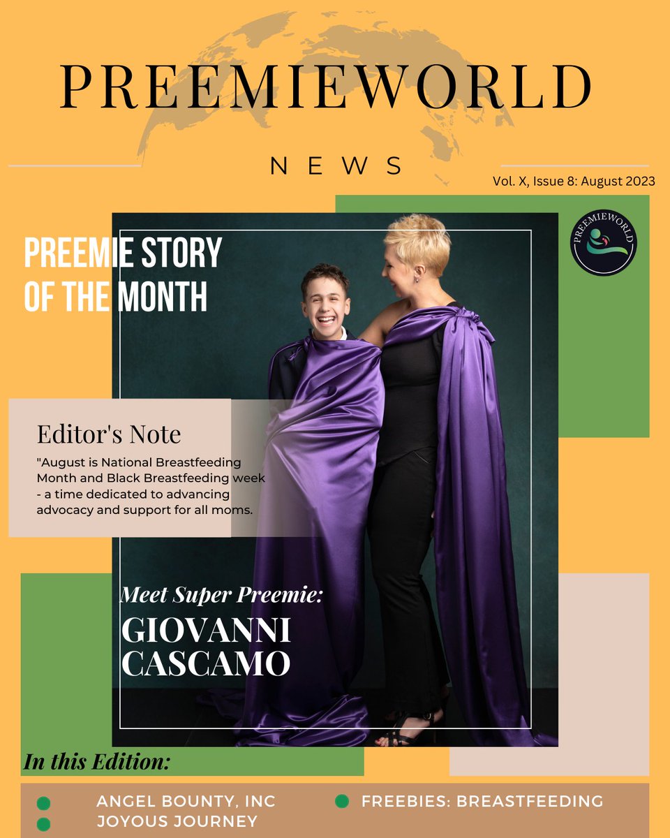 PreemieBall's tweet photo. FRESH: Our August 2023 edition of PreemieWorld News is now available to our subscribers.  
- https://t.co/dzFZO7a7oa

#preemieworld #preemies #micropreemies #preemieworldnews #nicu #preemieangels #preemieprofessionals https://t.co/VRjkC8x7Rc
