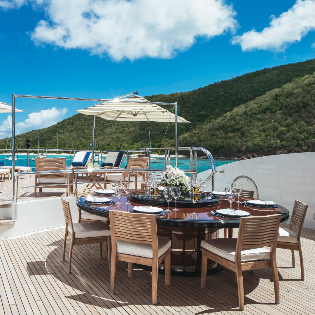 campernicholson's tweet photo. Enjoy a 10% discount on the August rate for Meamina, available for charter in the Mediterranean: 
Available: 22 August onwards
Contact C&amp;N for inquiries. 🛥️✨ #MEAMINA #YachtCharter @BenettiYachts https://t.co/LORmxBcHi8 https://t.co/aTsqxYAQ10