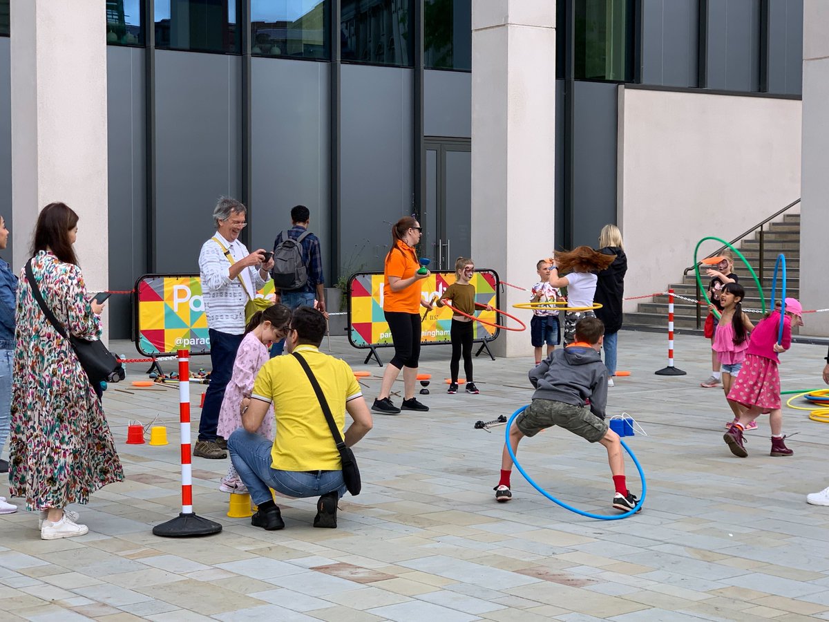 ParadiseBham's tweet photo. Have you ever wanted to run away to the circus? Here's your chance to see if you have the skills you'd need at our Paradise LIVE Circus Skills Workshops between 11am-3pm! Visit our What's on? page for more details.
https://t.co/KXmNBGCQs0
#paradiseLIVE https://t.co/lf8NQElX6D