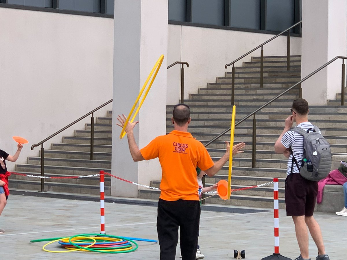 ParadiseBham's tweet photo. Have you ever wanted to run away to the circus? Here's your chance to see if you have the skills you'd need at our Paradise LIVE Circus Skills Workshops between 11am-3pm! Visit our What's on? page for more details.
https://t.co/KXmNBGCQs0
#paradiseLIVE https://t.co/lf8NQElX6D