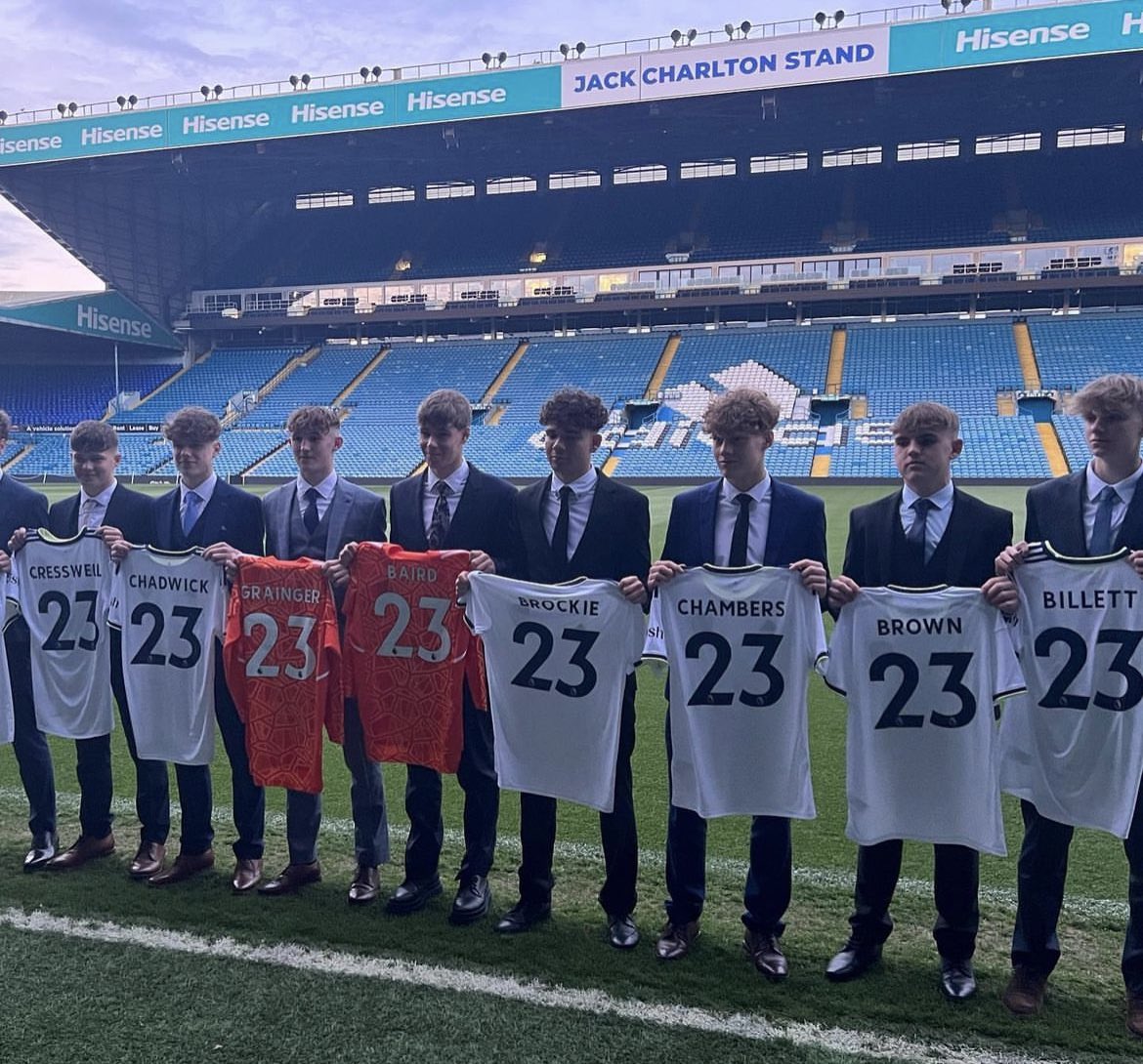 Leeds United announced their new scholars for the 23/24 season! ✍️ ⚪️

#leedsunited