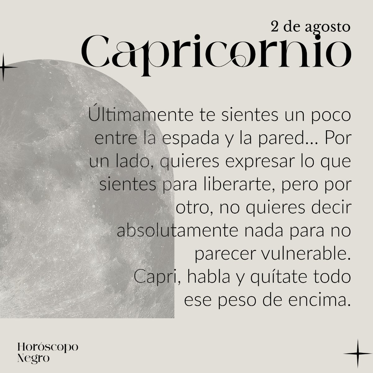 ✨♑✨ #capricornio #horoscoponegro