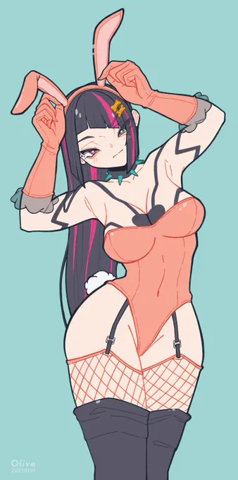 バニージュリちゃん。(再掲) #バニーの日