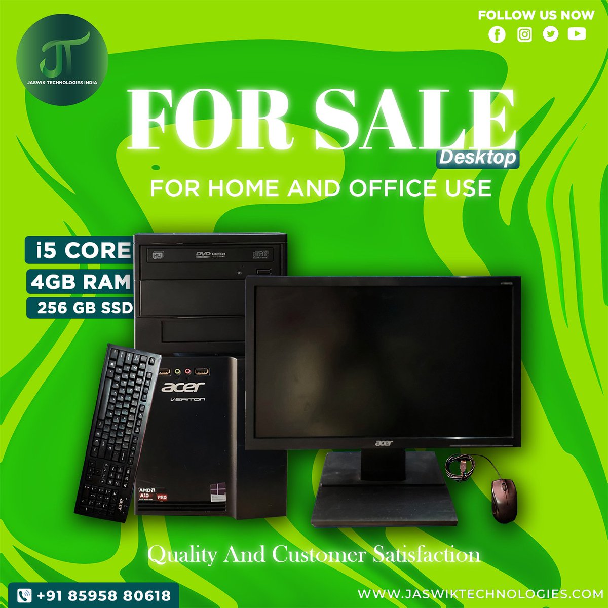 jaswiktech's tweet image. &quot;Unleash the Power of Speed! 💻⚡️ Get Your Hands on i5 Computer Desktops - On Sale Now! 🚀💥&quot;
.
.
.
.
#PowerfulComputing #i5Processor #FastAndEfficient #TechRevolution #PerformanceBoost #SeamlessMultitasking #ProductivityUnleashed #NextGenComputers #TechUpgrade