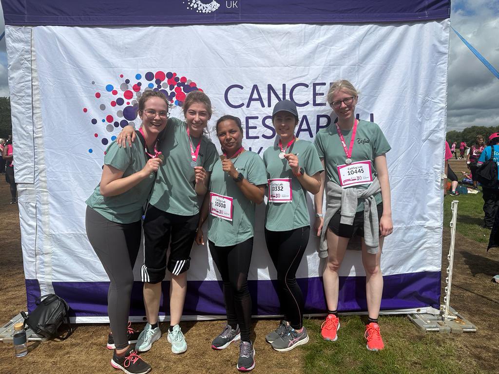 CellSig_Lab (@cellsigl) on Twitter photo Our ladies ran the #CRUK <a href="/raceforlife/">Race for Life</a> !Their fundraising efforts have been amazing so far, reaching £1000!
Well done Fiona, Sara, @DrPTibarewal <a href="/ConduitSarah/">Sarah Conduit</a> <a href="/ZofiaVaryova/">Zofia Varyova</a>
Please donate here to help fund some amazing research:
fundraise.cancerresearchuk.org/team/cellsig-l… Our ladies ran the #CRUK <a href="/raceforlife/">Race for Life</a> !Their fundraising efforts have been amazing so far, reaching £1000!
Well done Fiona, Sara, @DrPTibarewal <a href="/ConduitSarah/">Sarah Conduit</a> <a href="/ZofiaVaryova/">Zofia Varyova</a>
Please donate here to help fund some amazing research:
fundraise.cancerresearchuk.org/team/cellsig-l…