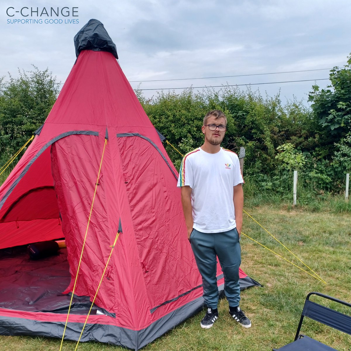 cchangescotland's tweet photo. Kieran, living his good life on a recent camping trip on the west coast of Scotland. Kieran enjoyed sleeping under the stars, BBQ's and hiking 🏕️🥾
#SupportingGoodLives #BetterIsPossible #Gr8Support https://t.co/9LXdcrN1an