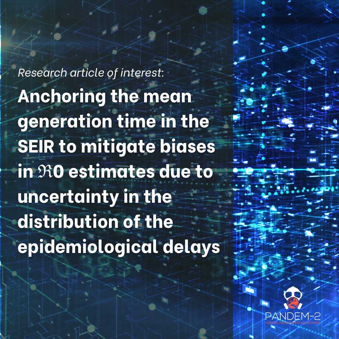 New research article of interest: 'Anchoring the mean generation time in the SEIR to mitigate biases in ℜ0 estimates due to uncertainty in the distribution of the epidemiological delays' by Jair Andrade and Jim Duggan Access it here: royalsocietypublishing.org/doi/10.1098/rs…