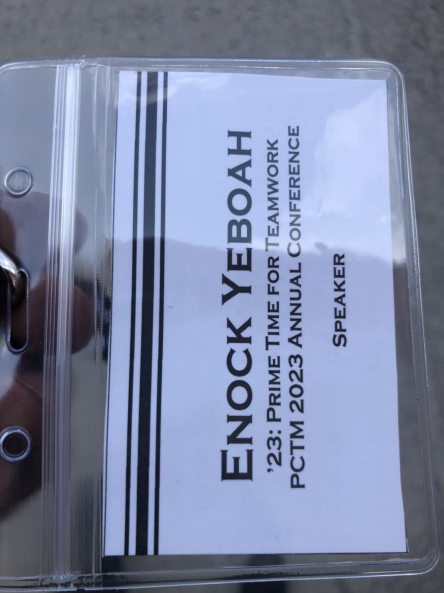 nanayawku's tweet photo. I had the opportunity to present at the Pennsylvania Council of Teachers of Mathematics (PCTM) Annual conference at State College (Ramada Hotel).

It was a stirring moment to interact with erudite mathematics educators on how to make mathematics easier to comprehend for students https://t.co/ZKcEeyC2ns