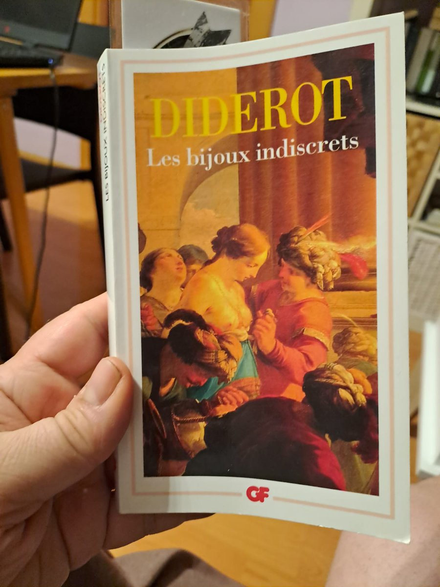 #lesbijouxindiscrets de #diderot @Ed_Flammarion #llibres #lecturarecomanada #novel·la #narrativa #narrativafrancesa #literatura #literaturafrancesa #novel·lallibertina #sàtiradecostums