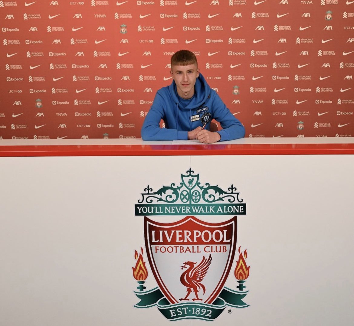 Harvey Owen has officially signed for <a href="/LFC/">Liverpool FC</a> from <a href="/Wolves/">Wolves</a> ✍️ 🔴 #lfc