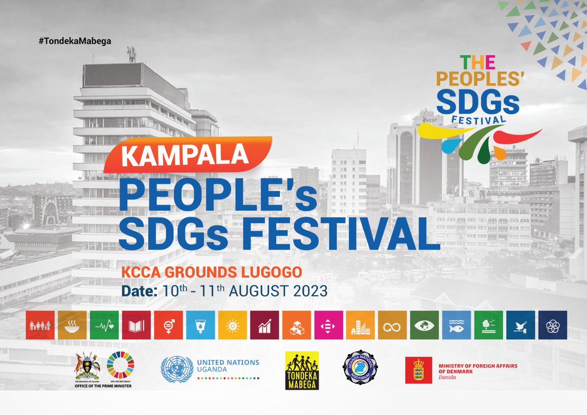 GCICUganda's tweet image. The @sdgs_ug and SDG Champions are planning the National SDG Peoples Festival in Kampala with the subject "Harnessing Citizens' Potential: Fostering Ownership, Expression, Enjoyment, and Innovation for SDGs."

#SDGs
#LeaveNoOneBehind