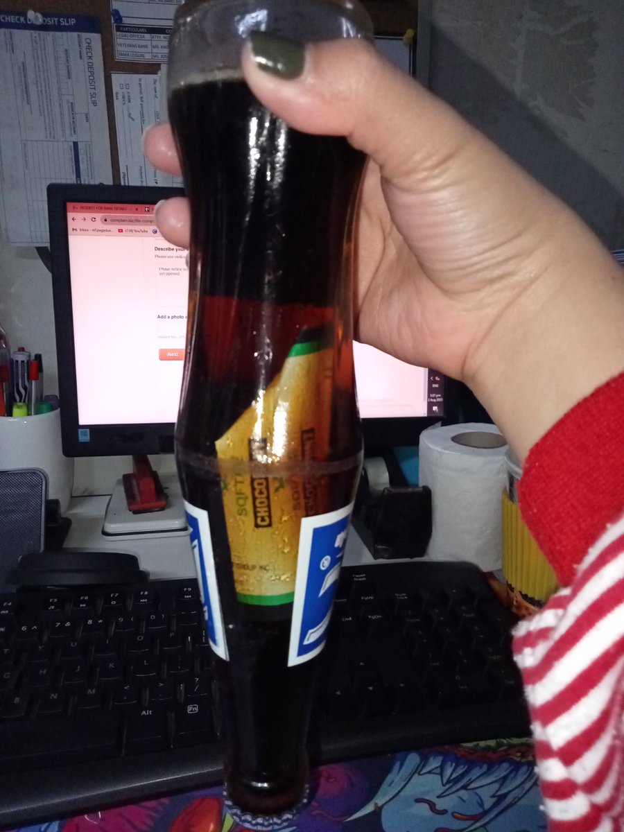 Grumpy_Guys's tweet photo. Found an uninvited floater in my still-sealed soda! Love a good mystery,  but maybe not in my drink @RCCola ?  Still loyal, but hoping for clear drinks in future! 🥤💙 

https://t.co/mhpY8yy9dA https://t.co/ZQ04to4qkE