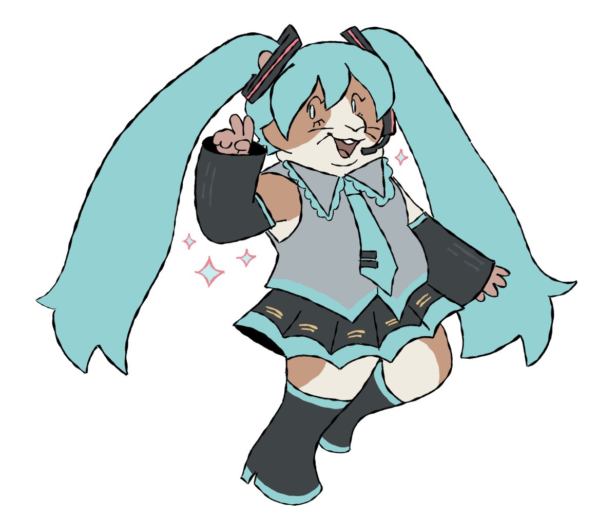 初音ミク 「[ Commission ]  for @/thickusnickus ! Ha」|Bunny BoyGirlのイラスト