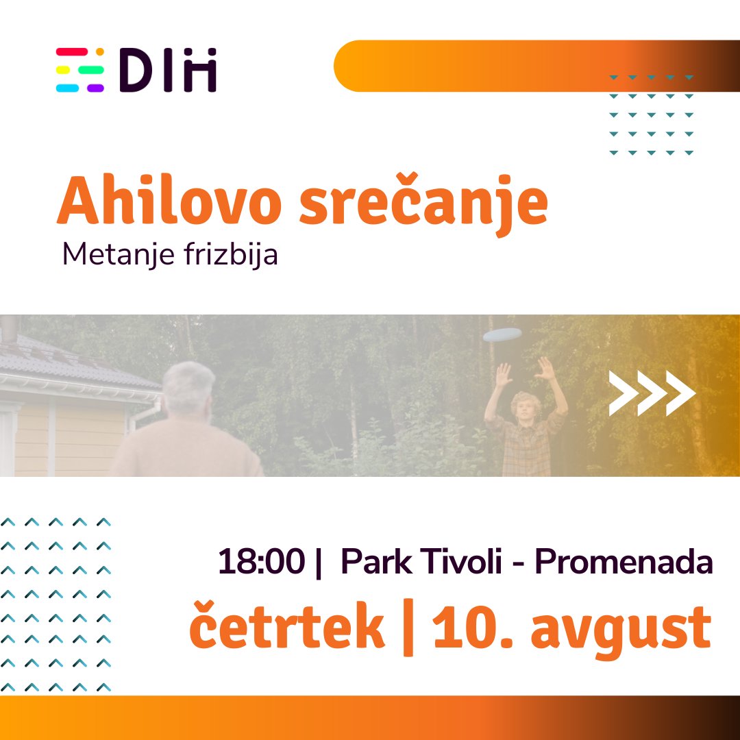 drustvodih's tweet photo. Ahili se tokrat igramo s frizbijem! 🥏 V četrek, 10. 8. se dobimo v Tivoliju na Promenadi oz. Jakopičevem sprehajališču.
#dih #drustvo #lgbt #lgbtqia #queer #kvir #druzenje #pan #bi #gay #msm #mlm #men #achilian #NGO #NVO #frizbee #park #tivolipark #thursday #cetrtek #hangout https://t.co/KRu4HCiaVB