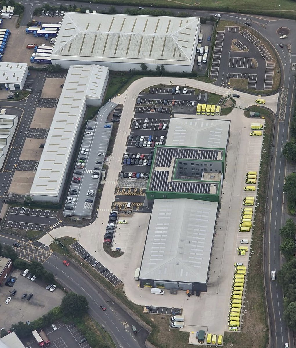 One of our staff was able to capture a unique view of our (not so new) Sandwell Hub over the weekend. Only with views like this you realise the full size of it!