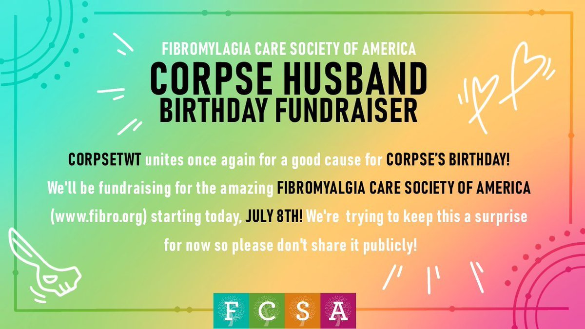 CHCBirthProject's tweet image. WE HAVE 𝙊𝙉𝙀 𝙒𝙀𝙀𝙆 LEFT UNTIL CORPSES BDAY

🚨 7 DAYS COUNTDOWN 🚨

tiltify.com/@corpseclips/a…