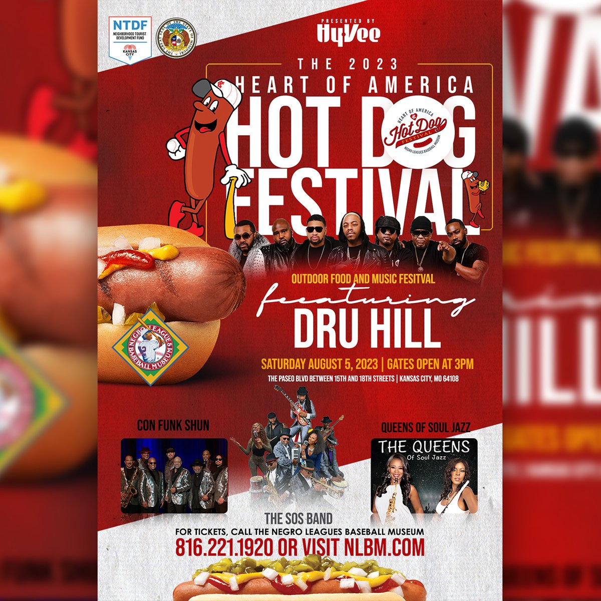 There's still time to get your tickets to the Heart of America Hot Dog Festival happening this Saturday, August 5th on the Paseo Blvd. between 15th & 18th streets. Get tickets & learn more here --> hubs.ly/Q01Zn7lm0 @NLBMuseumKC | @NLBMHotDogFest