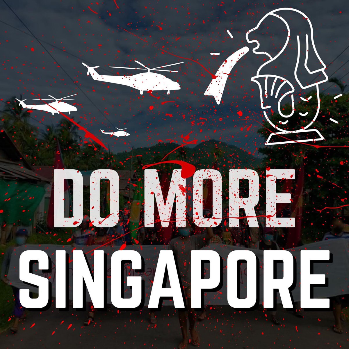 We want the Singapore government to:

✅ Introduce sanctions to stop the direct and indirect transfer of arms, dual-use goods and technology, and related transactions, to the Myanmar military,