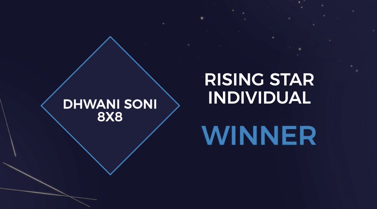 8x8's tweet photo. Congratulations to Dhwani Soni, 8x8 Global VP of Product Management and Design, for being named a Rising Star in @uctodaynewsβ #UCAwards23. Read more about this prestigious recognition here: https://t.co/TifCmYwWuY #UC #CC #customerobsessedcommunications #Lifeat8x8 #XCaaS https://t.co/0t9Pi8cpCb