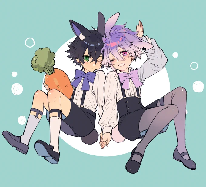 ばに