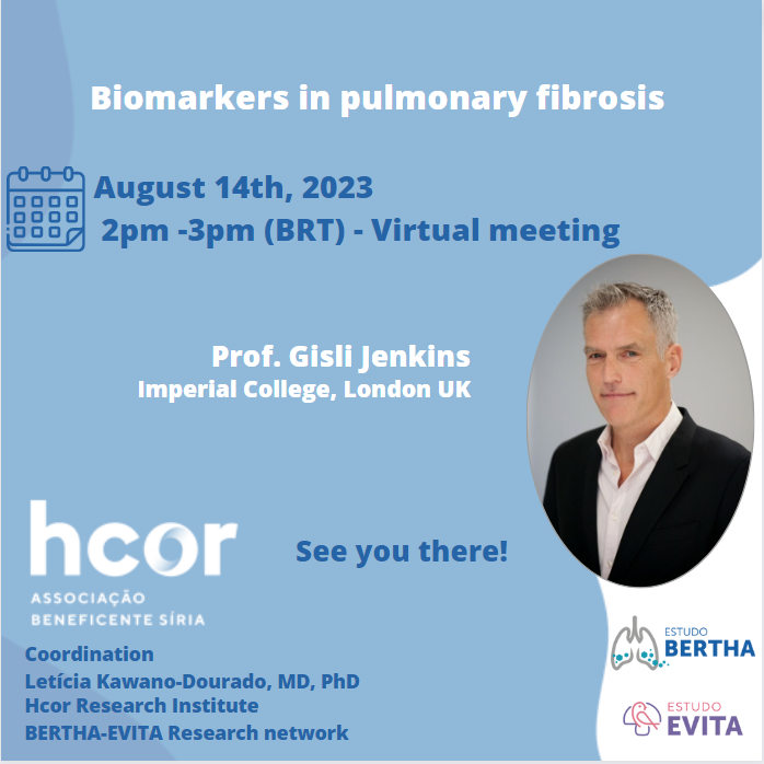 leticiakawano's tweet photo. #EVITAstudy #BERTHAstudy research networks are honored to have Prof. @IPFdoc speaking about biomarkers in #pulmonaryfibrosis

Aug 14th, Monday, 6 pm UK

If you're interested in the topic, DM me, I am happy to share the meeting link 🤩 #openscience https://t.co/14VQxtBBZ8