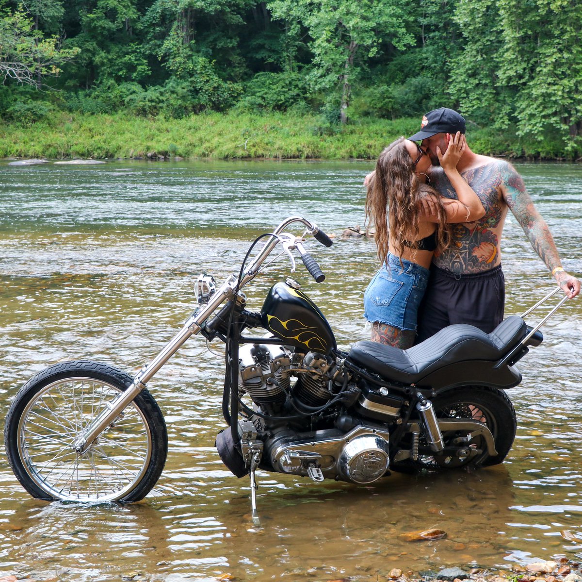When you finally decide to wash your Shovelhead...