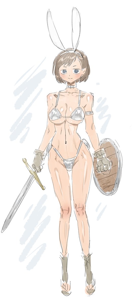 「#バニーの日 #僕ヤバ」|あきまんPLAMAX「GODZ ORDER」神翼騎士団のイラスト