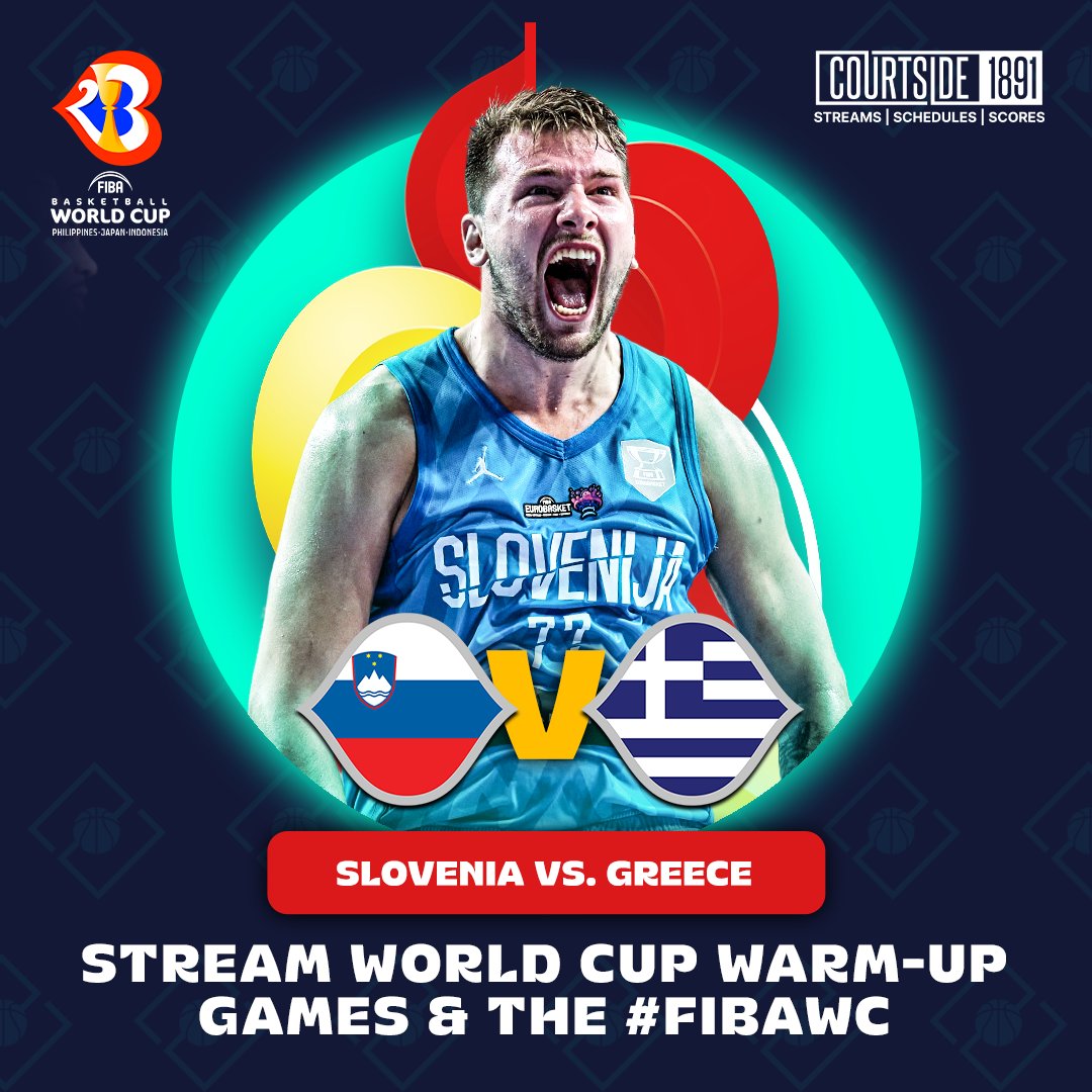 FIBA Basketball World Cup 2023 🏆 в X „LUKA IS BACK 👀 🔥 Watch Luka Doncic and 🇸🇮 Slovenia taking on 🇬🇷 Greece 𝗙𝗢𝗥 𝗙𝗥𝗘𝗘 today on courtside1891! 🖥️ ➡️ 