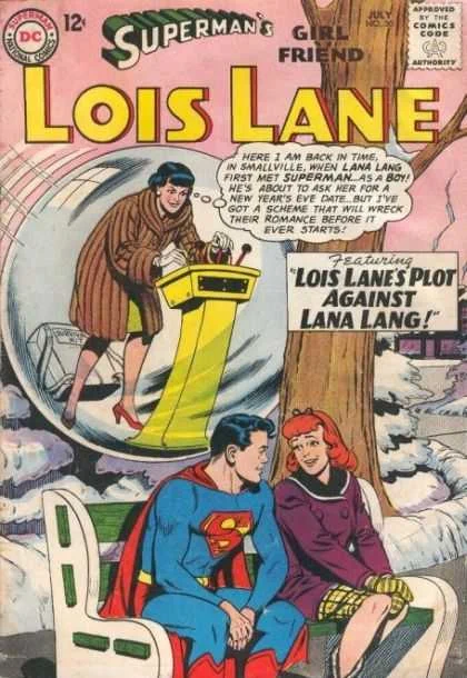 since they made lois jump off of a building in the new superman show, i can't wait for the episode where she uses time travel to cuck lana lang