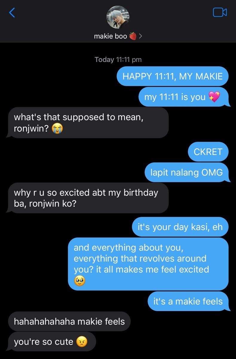 rjlauve's tweet photo. #markren one tweet au— counting the hours before it's makie's birthday.... happy birthday, makie boo! https://t.co/OBmR6BAdZR