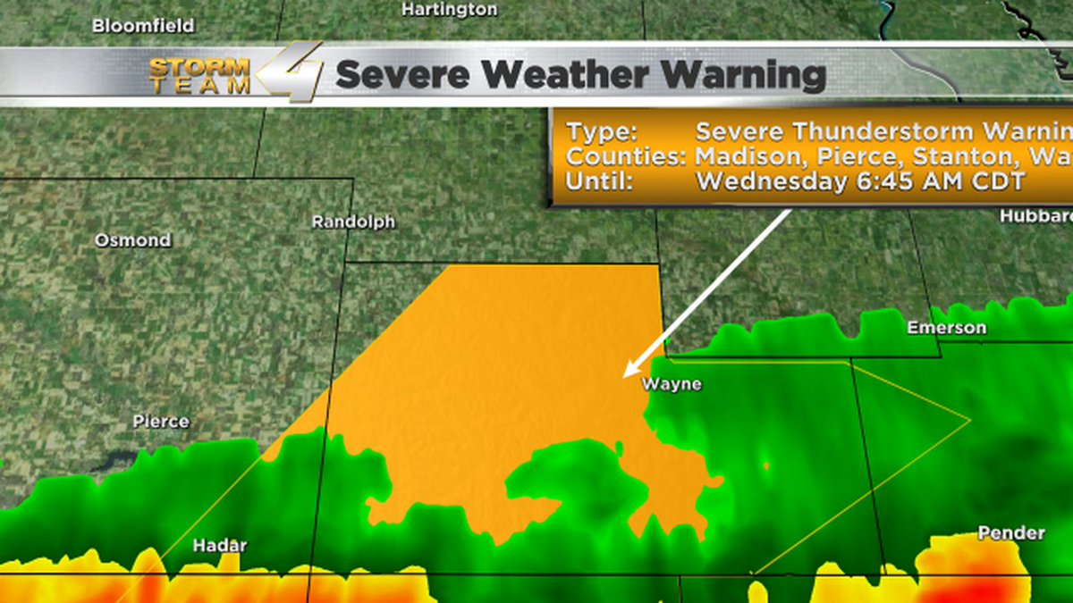 Wayne County severe weather alert.  For more details click here. ktiv.com/interactive-ra…