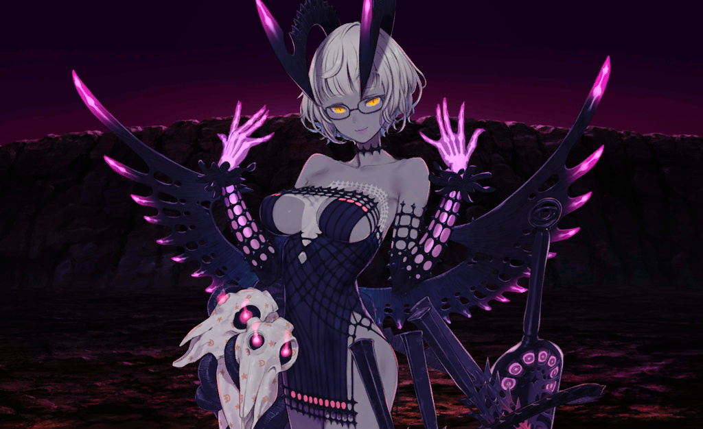 Holding close onto Musashi, it seems Molay was fine staying in this form around her. Mostly because Musashi didn't mind. . .

And she could tease her even more like this.

Chuckling she'd lean her forehead against Musashi's.