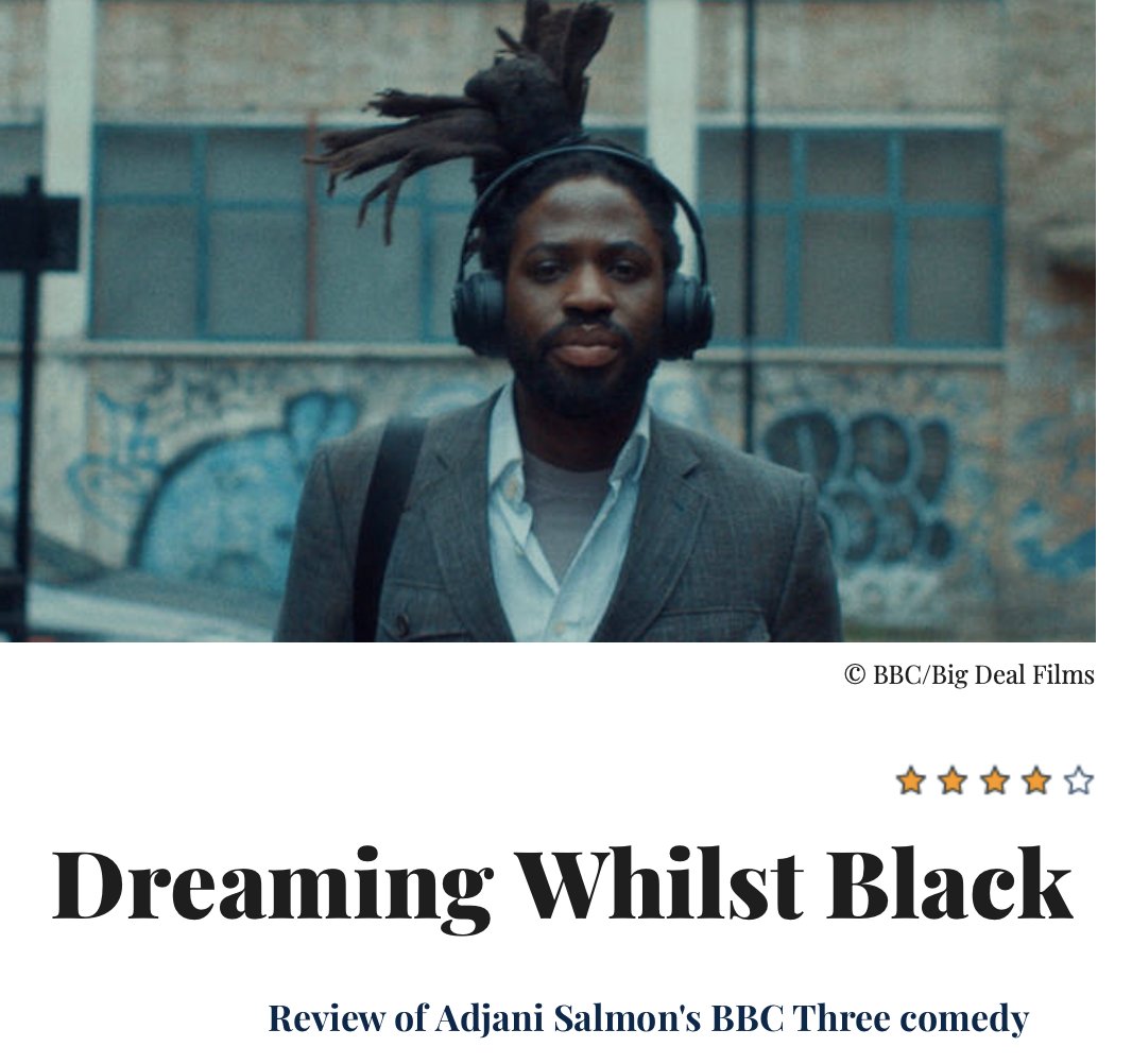 BBC Three (@bbcthree) on Twitter photo .<a href="/chortle/">Chortle Comedy</a> gave #DreamingWhilstBlack an incredible 4 ⭐️review and describes the characters as "a rich source of wry, satirical and heartfelt scorn."
chortle.co.uk/review/2023/07… .<a href="/chortle/">Chortle Comedy</a> gave #DreamingWhilstBlack an incredible 4 ⭐️review and describes the characters as "a rich source of wry, satirical and heartfelt scorn."
chortle.co.uk/review/2023/07…
