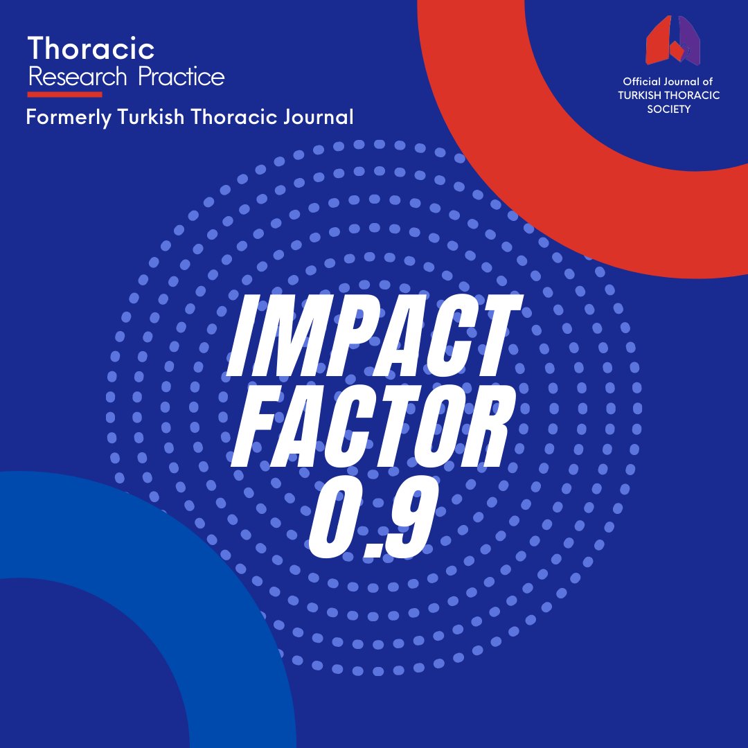 Exciting news in the world of thoracic research! Thoracic Research and Practice's impact factor is 0.9. 🚀🔬