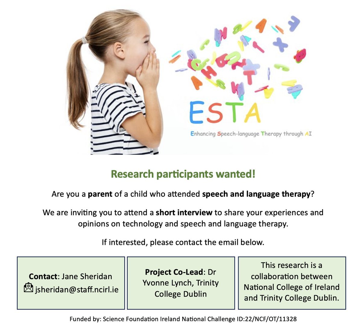 ESTA(Enhancing Speech-language Therapy through AI) tweet media