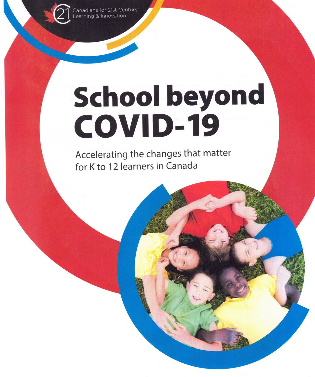 Educhatter's tweet image. Dreaming in Cyberspace:  What were Canadian Education Leaders Thinking in the Midst of COVID-19 Disruption?  A #C21Canada brief (Sept 2021) makes no mention of potential #learningloss or monitoring student achievement. &quot;Building back better&quot; with a technology-driven agenda #CDNed