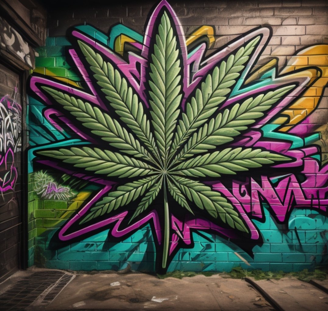 Graffiti Weed Art