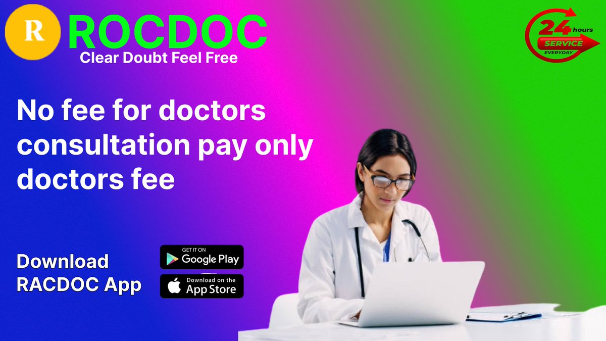 racdoc2's tweet photo. Racdoc Is a Doctor Consultation platform.
Visit:https://t.co/QtmeBU4eqt
App link:https://t.co/x90ioB6JlQ
When you need answers, Racdoc Doctors can help.#health #fiver #fitnessmotivation #India #headache #stomachpain #stomachproblems #legpains #orthopedic #healthiswealth https://t.co/HMu6tNye0C