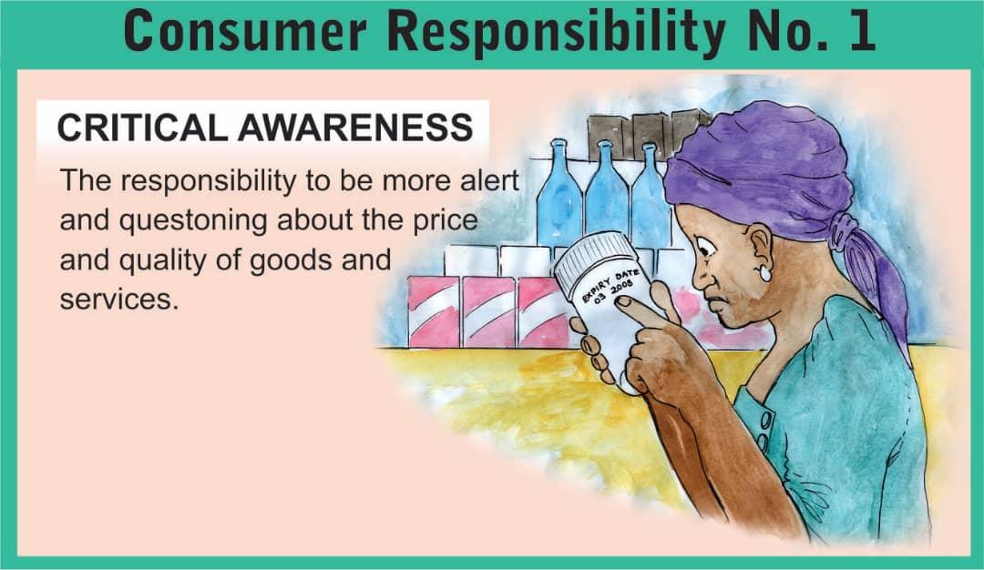 ConsentUganda's tweet image. As a consumer, more so, as a responsible consumer, do you know your #responsibilities as a citizen?
Here we share highlights📌

 1️⃣ CRITICAL AWARENESS
Do you question the prices, quality, &amp;amp; quantity of goods &amp;amp;services at your market place?

#sdg12
#sdgaction
#Agenda2030
🔗🧵