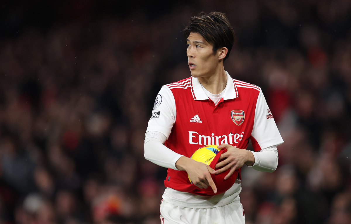 FabrizioRomano's tweet photo. Takehiro Tomiyasu hasn’t been offered to any Italian club despite reports. He’s regular part of Arsenal plans 🔴⚪️

Situation could only change if Arsenal sign new fullback but nothing close or advanced at the moment. https://t.co/X3P3p8cHze