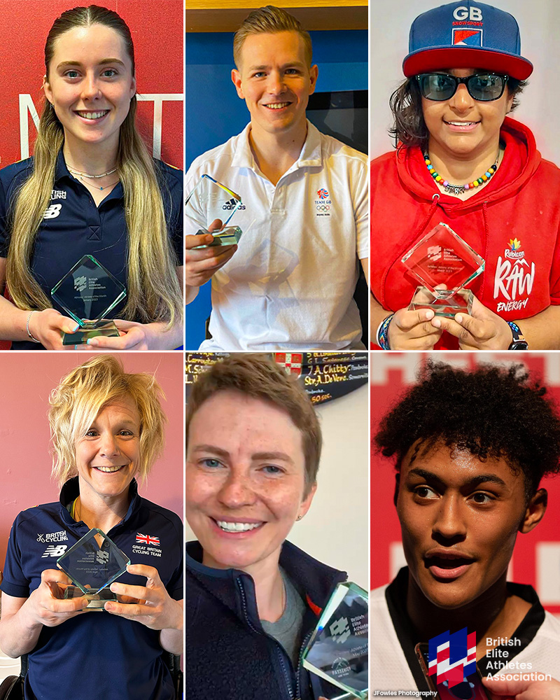 Recognised by the best 🤝 ✨ This year's Athletes' Athlete of the Month winners so far #BEAAWithYou