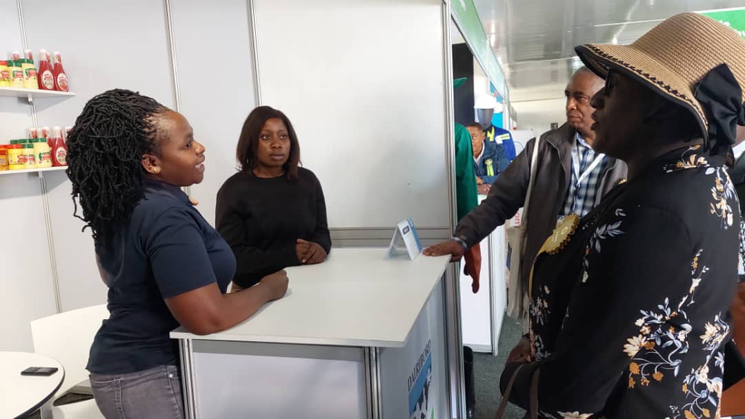 ZimTradeAlerts's tweet photo. The Zimbabwe pavilion is a hive of activity at the Zambia Agric &amp; Commercial Show which opened today in Lusaka. Demand for Zim 🇿🇼  products growing in the market, thanks to a long history of high quality https://t.co/BOfranzNWi