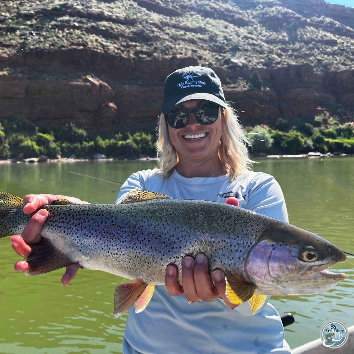 Articulate_Fly's tweet photo. On the Water with Dustin White of @uglybugfly 
Get the latest Central WY conditions!  Give it a listen! 
#thearticulatefly #casper #casperwyoming #wyo #casperwyo #307 #trout #rainbowtrout #troutfishing #visitcasper @RossReels @WinstonRods @SciAnglers https://t.co/crxQeUMEii https://t.co/SU5YK260C7