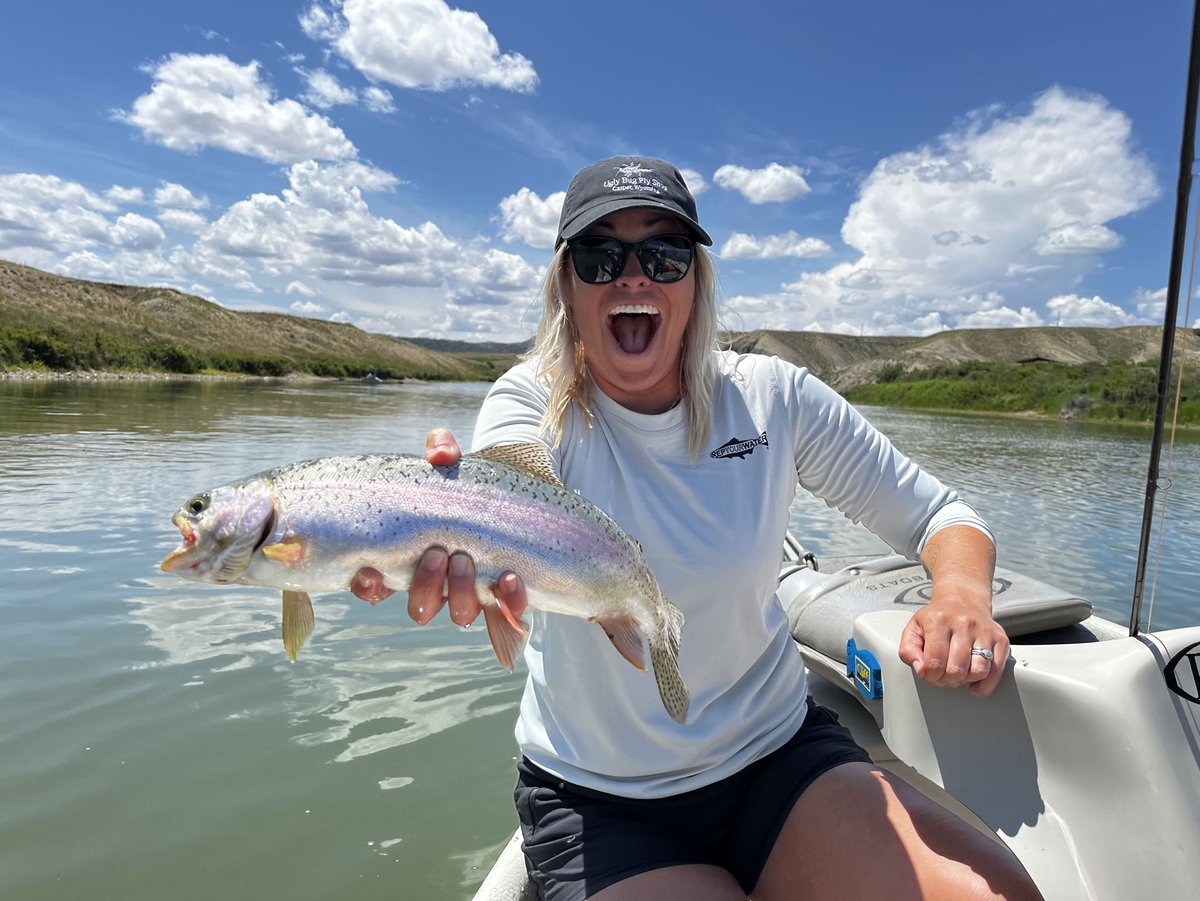 Articulate_Fly's tweet photo. On the Water with Dustin White of @uglybugfly 
Get the latest Central WY conditions!  Give it a listen! 
#thearticulatefly #casper #casperwyoming #wyo #casperwyo #307 #trout #rainbowtrout #troutfishing #visitcasper @RossReels @WinstonRods @SciAnglers https://t.co/crxQeUMEii https://t.co/SU5YK260C7