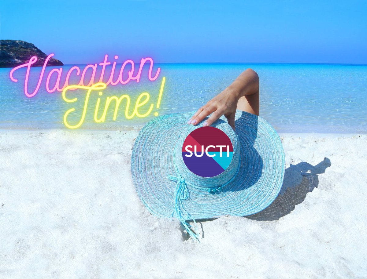 SUCTI is on vacation! 
See you back in September!