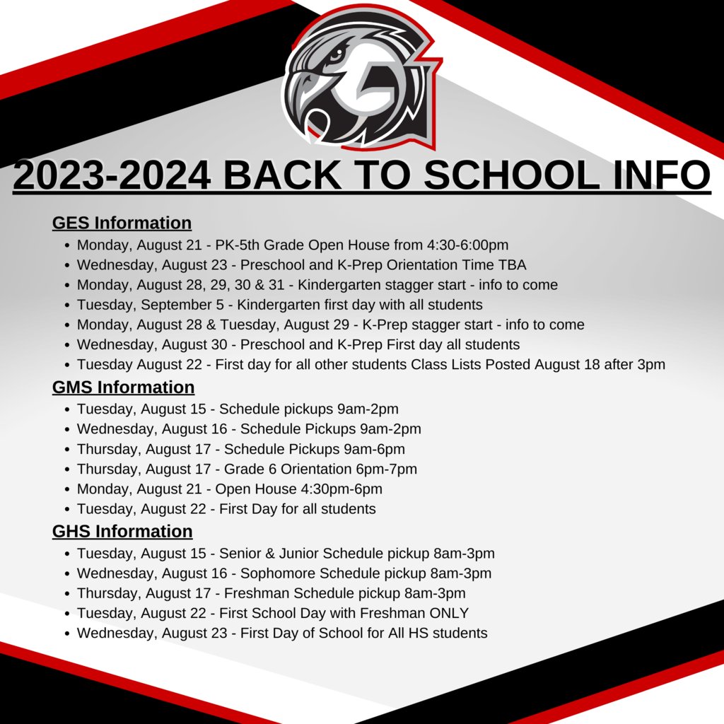 Check it out!! Add these dates to your calendar! 🦅