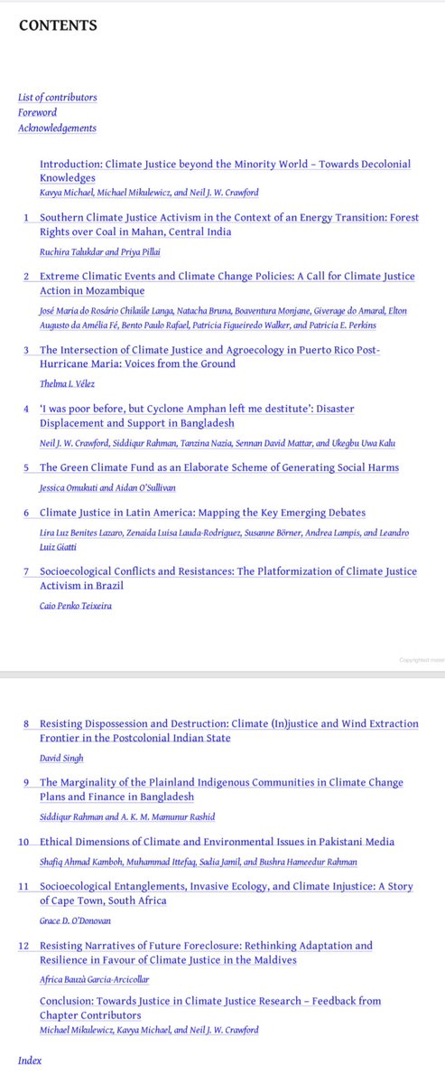 neil9709's tweet photo. 🎉 New book - out now!!!

📚 Climate Justice in the Majority World: Vulnerability, Resistance, and Diverse Knowledges.

📝 Edited by @kavyamichael, @MMikulewicz, &amp; myself.

📆 Published 31 July 2023 by @routledgebooks - part of Routledge Studies in Climate Change Research.

ℹ️👇 https://t.co/65OwEJNfqR
