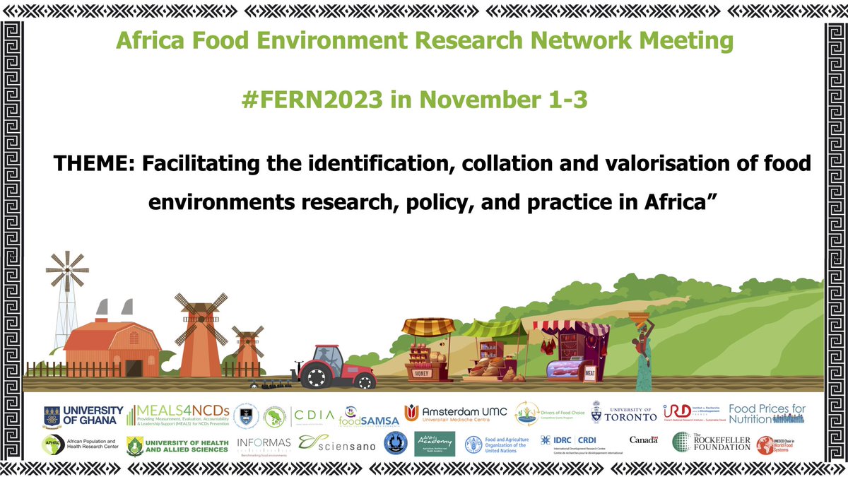 📢 Are you an #EarlyCareerResearcher focused on improving #African #FoodEnvironments? 🌿 #FERN2023 call for abstracts is now open! Apply now for a chance to present your work &amp; learn from others 📚

📅 Abstracts due Sep 1
🔗 anh-academy.org/community/even…