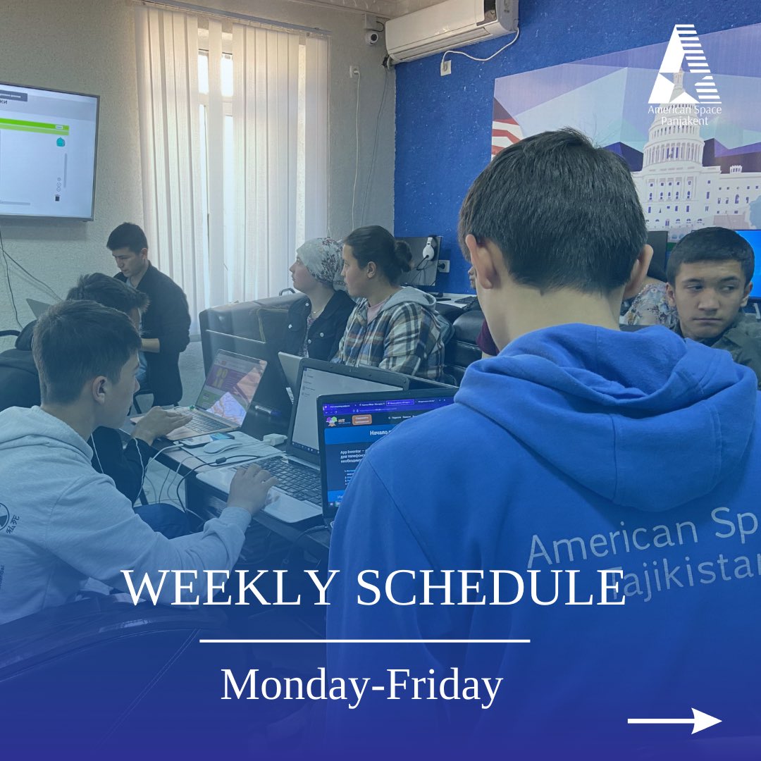 ASPanjakent's tweet photo. Greetings! 🤗

Glad to present you a new regular calendar of lessons at the American Space Panjakent.✨

This calendar is specially designed for you to help you plan your English studies.📚 https://t.co/7I7NTtvfE0