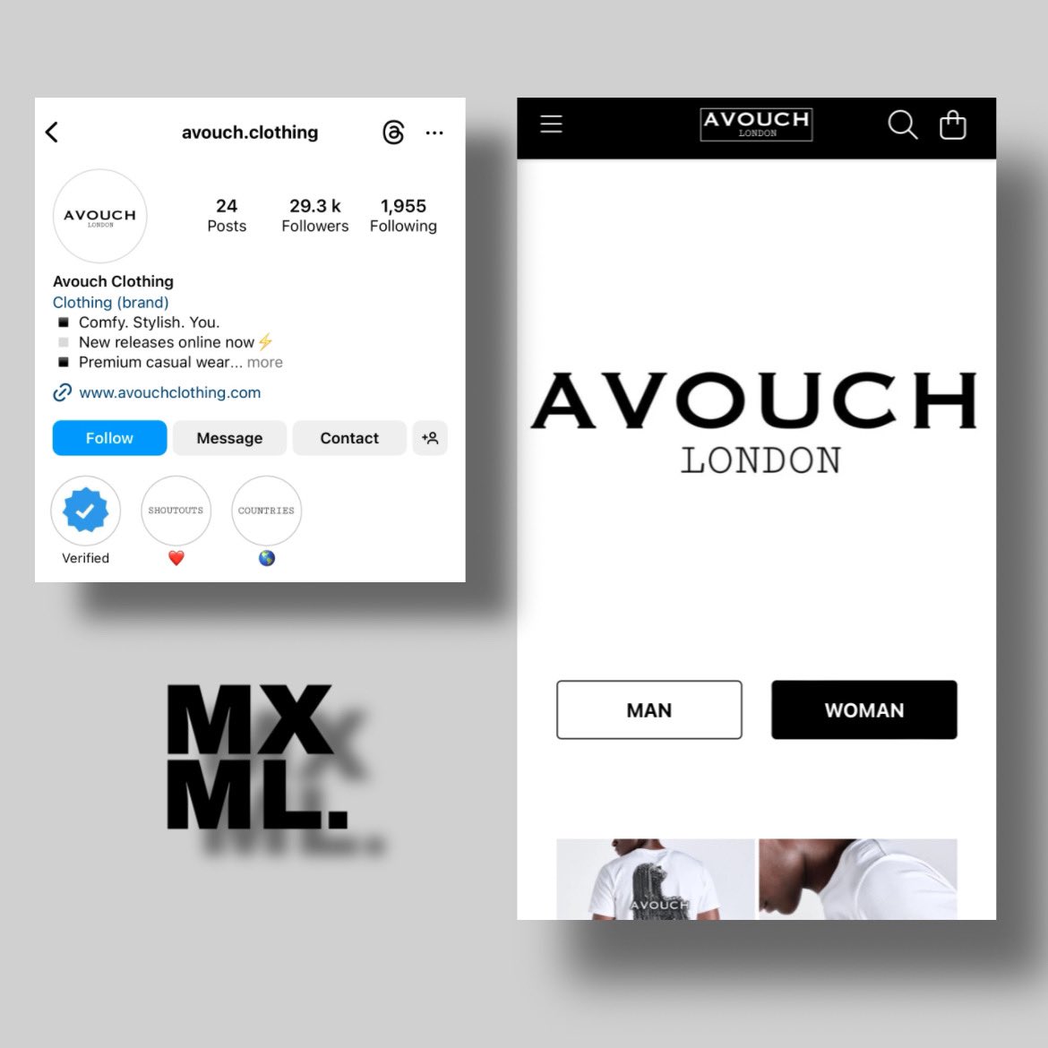 maximal_manage's tweet photo. ✨ One of our clients we’ve helped grow - @avouch_clothing 

✨ Want this to be you? Send us a message

📲 Be sure to follow us @maximal_manage for social media growth tips 💡🤍✨

•

#socialmediamarketing #socialmedia #marketing #socialmediaexpert https://t.co/68RSSWkuVz
